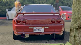 GTA 5 ONLINE CAR MEET  PS5 NEXT GEN  CUTTING UP IN TRAFFIC  ROAD TO 8K [upl. by Tiphani]