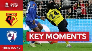 Watford v Chesterfield  Key Moments  Third Round  Emirates FA Cup 202324 [upl. by Napra]