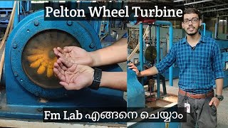 Pelton Wheel Turbine malayalam  Constant Speed characteristicsFm lab ExperimentHydraulics [upl. by Annehcu]