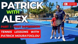 Full Private Lesson With Patrick Mouratoglou Part 1 [upl. by Kentiggerma622]