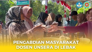 Pengabdian Masyarakat dosen UNSERA di Lebak [upl. by Burrill]