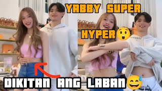 YABBY GRABI HYPER DIKITAN ANG LABANAN😅🥰 [upl. by Magdau]