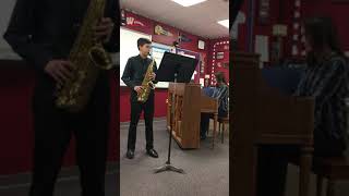 The Entertainer Alto Sax Solo [upl. by Neitsabes618]