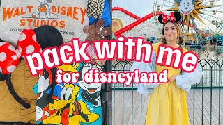 pack with me for DISNEYLAND [upl. by Remat]