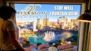 Bellagio Las Vegas quotStay Well Resort Kingquot Room Tour [upl. by Eyllek]