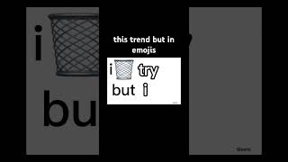 this trend but in emojis music shorts [upl. by Dar]