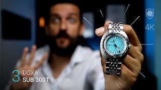 3 Things you SHOULD know about the legendary Doxa SUB 300T [upl. by Greenes]