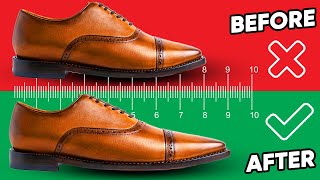 How To Stretch Leather Shoes At Home  Easy DIY Tutorial In 4 Minutes [upl. by Refinaj177]