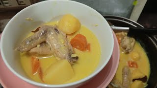 SIMPLE MENU  CREAMY CHICKEN CURRY 🍗🍲 reyzapanta chickencurry [upl. by Orbadiah863]