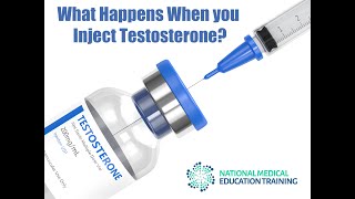 What happens when you inject testosterone trt testosterone testosteronereplacementtherapy [upl. by Lleder]