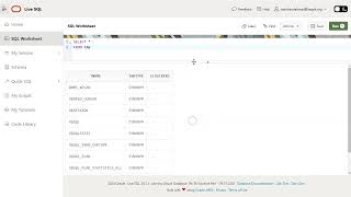 Oracle Live SQL Oracle19c online database without the need to install locally [upl. by Drucy175]