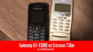 Samsung GTE1080 vs Ericsson T39m  Speed Comparison [upl. by Anitsrik]