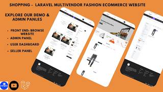 Shopping  Laravel Multivendor Fashion eCommerce Website [upl. by Boyce238]