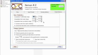 Running classical test theory analysis with Iteman 4 [upl. by Purington]