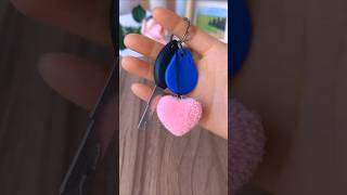 Heart keychain ❤️heart keychain making craft [upl. by Nyrem817]