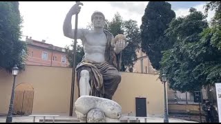 Roma ai Musei Capitolini arriva limponente Colosso di Costantino [upl. by Eiggam]