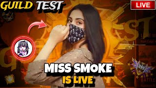 FREE FIRE LIVE 👻GARENA FREE FIRE💀GUILD TEST LIVE🥳Miss Smoke Is Live🖤 freefire live classyfreefire [upl. by Seaman]