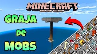 GRANJA DE MOBS quotBASICAquot PARA MINECRAFT JAVABEDROCKEN SURVIVAL [upl. by Waylan]