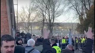 Kecskemét  Debrecen 🇭🇺 Kerítés a szurkolók között 171223 KTE DVSC Ultras Magyarország Labdarúgás [upl. by Uile591]