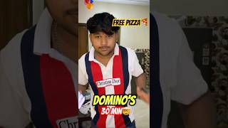 Dominos pizza free after 30 min 🤯 shorts challenge [upl. by Althea]