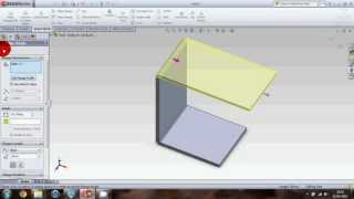 SolidWorks 2011 SGHS Tutorial 1 How to model a clamp bracket in sheet metal mode [upl. by Cohbath]