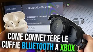 Come connettere le cuffie Bluetooth a Xbox  cuffie senza fili  Xbox Series  Xbox ONE [upl. by Anha736]