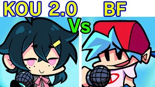 Friday Night Funkin  VS Kou FULL WEEK  Cutscenes FNF ModHard 20 Update [upl. by Gnolb]