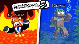 100 INIMI in MINECRAFT Nocivanu VS Klorna CINE MOARE CASTIGA [upl. by Mickey]