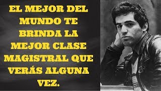 LA MAYOR CLASE MAGISTRAL QUE VERÁS JAMÁS Karpov vs Kasparov Match Título Mundial 1985 [upl. by Tabby664]