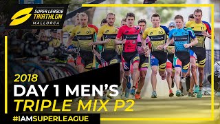 Super League Triathlon Mallorca Mens Triple Mix  Stage 2 [upl. by Ciaphus496]