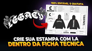 COMO FAZER FICHA TÃ‰CNICA DE ROUPAS COM INTELIGÃŠNCIA ARTIFICIAL [upl. by Vevine]