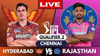 🔴 Live IPL 2024 SRH vs RR Qualifier 2  IPL Live Score amp Commentary  Hyderabad vs Rajasthan ipl [upl. by Selena]