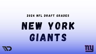 2024 NFL Draft New York Giants Draft Grade [upl. by Gregoire]