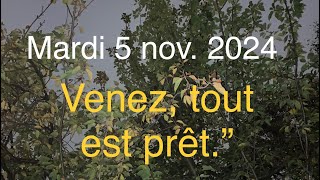 5 novembre 2024 [upl. by Kamerman]