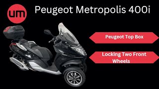 Peugeot Metropolis 400i  Peugeot Top Box  Walk Around [upl. by Odessa103]