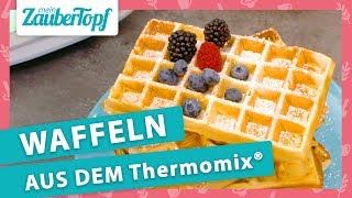 Rezept für die BESTEN Waffeln aus dem Thermomix® 😍 [upl. by Dnesnwot931]