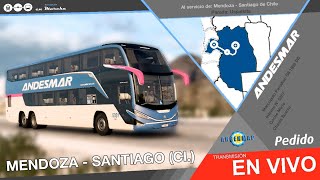 🔴 En VIVO  MENDOZA  SANTIAGO Cl  Simulación ETS2  Servicio Real Andesmar [upl. by Mccandless]