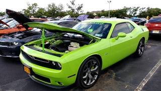 2015 SUBLIME GREEN DODGE CHALLENGER RT NY CRXYLIME [upl. by Annuahsal]