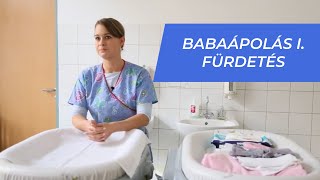 Semmelweis oktatóvideók Babaápolás 1  Fürdetés [upl. by Lemire]