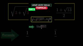 In Seconds Solving Infinite Radical Equationsmahs radicals infinite [upl. by Hernardo]