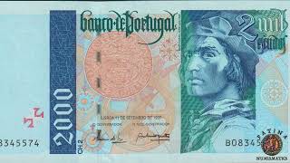 🇵🇹 Portugal 2000 Escudos BARTOLOMEU DIAS 1997 P 189 d Crisp UNC [upl. by Arakihc]