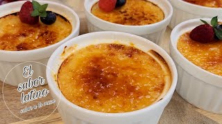 🔴Creme Brulee Casero ¡Receta Fácil y Rica [upl. by Sitoel407]