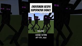 Enderman aespa supernova dance shorts [upl. by Philoo566]