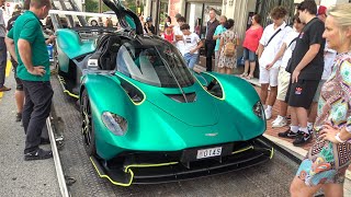 FERNANDO ALONSO Driving His NEW Aston Martin VALKYRIE through the Streets of Monaco [upl. by Trebron]