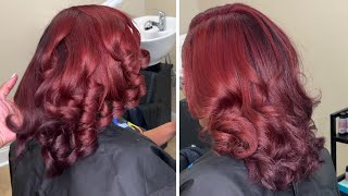 Her 5th Hair Color in Under 2 years  Two Toned Red Hair Tutorial [upl. by Sillyhp848]