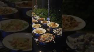 Dinner By The Beach Holiday Inn Resort Kandooma Maldives [upl. by Lilhak]