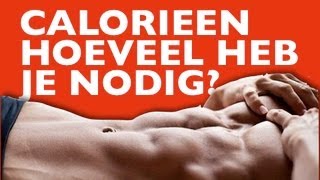 Hoeveel calorieën heb je nodig [upl. by Ymmor481]