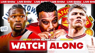 Saeed TV LIVE Luton Town vs Manchester United  Premier League Watch Along [upl. by Brena]