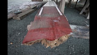 Building a daggerboard scarfing wood  Sailing Zingaro [upl. by Alebasi164]