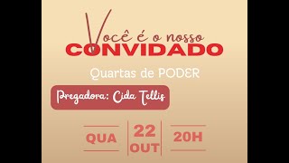 Quarta de Poder 23102024  quotFloresça em meio as Crisesquot com Cida Telles [upl. by Tekla]